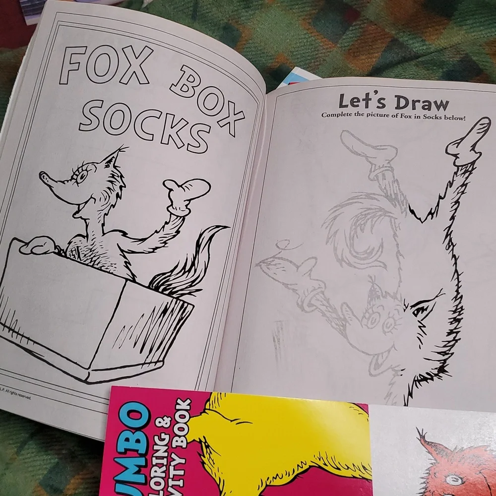 Dr. Suess Coloring and Activity‎ Book Set